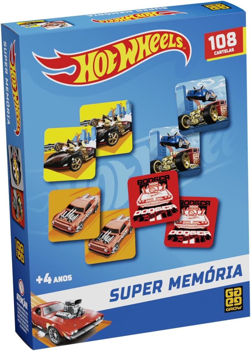Super memória: Hot Weels