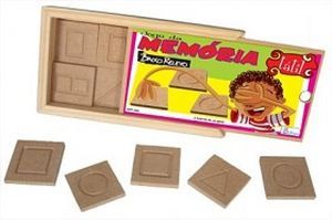 Jogo da memória: tátil, baixo relevo 