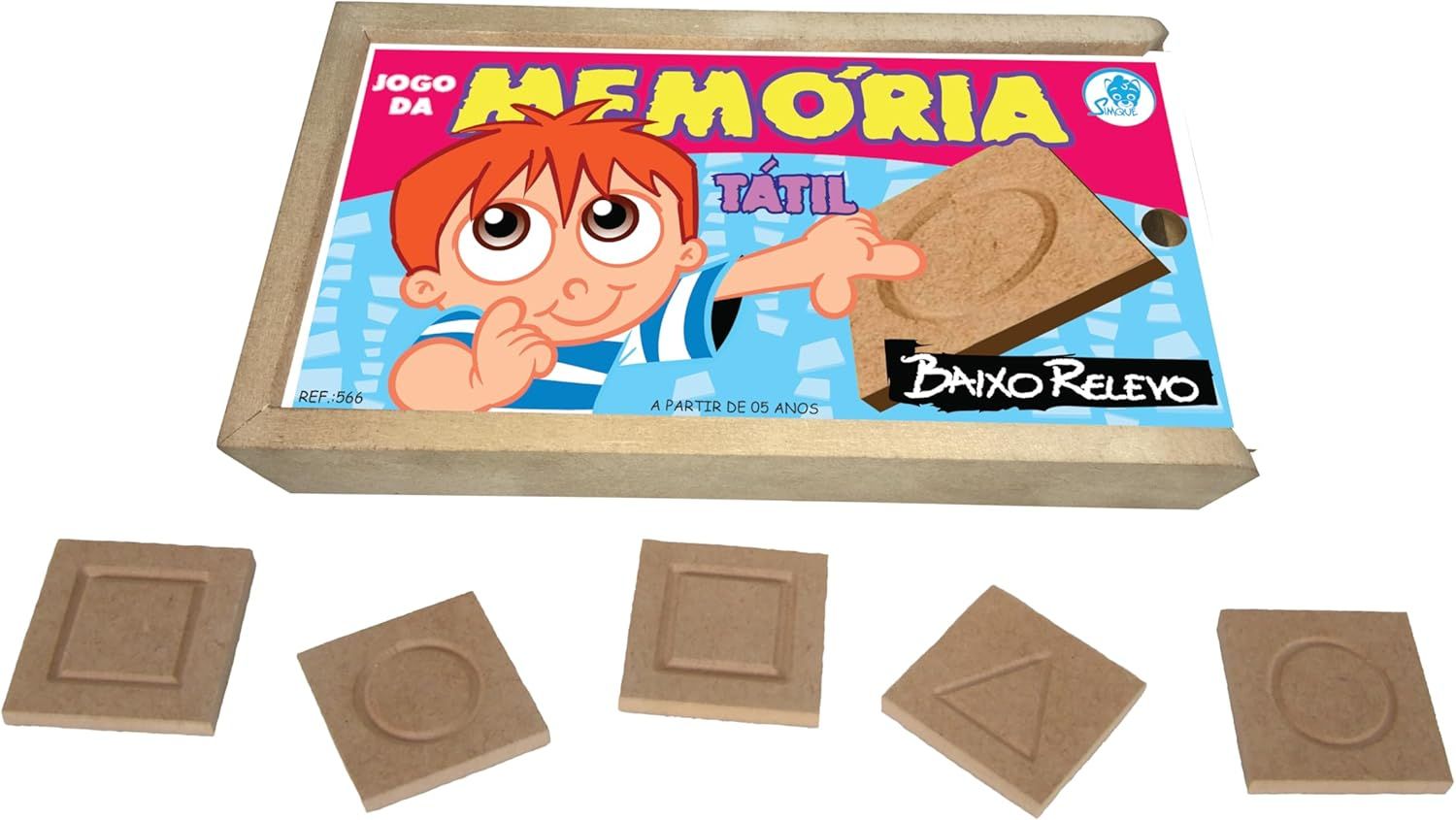 Jogo da memória: tátil, baixo relevo 